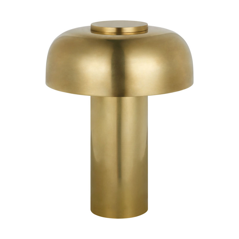 Louver 9 Rechargeable Table Lamp, Gold