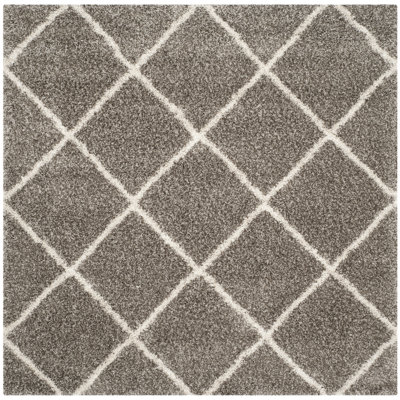 Girault Geometric Looped / Hooked Area Rug