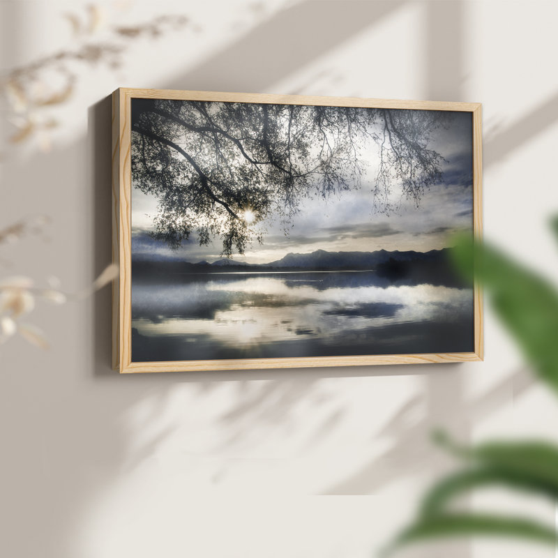 Staffelsee Lake - Reproduction encadrée - Restickable, Naturel, H 16 po x l 20 po