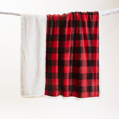 Jeté en peluche Lumberjack