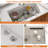 Quartz 33" x 19" Undermount Workstation Kitchen Sink Quartz Single Bowl Kitchen Sink Granite Sink-121840031