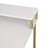 Techni Mobili Industrial Writing Desk, Gold