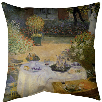 Coussin claude monet the repas