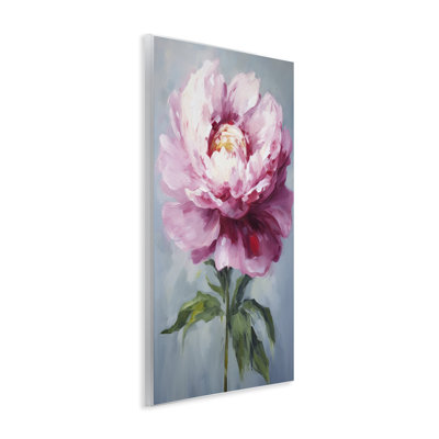 Pale Pink Floral Wall Plaque Art by Petals Prints Design
