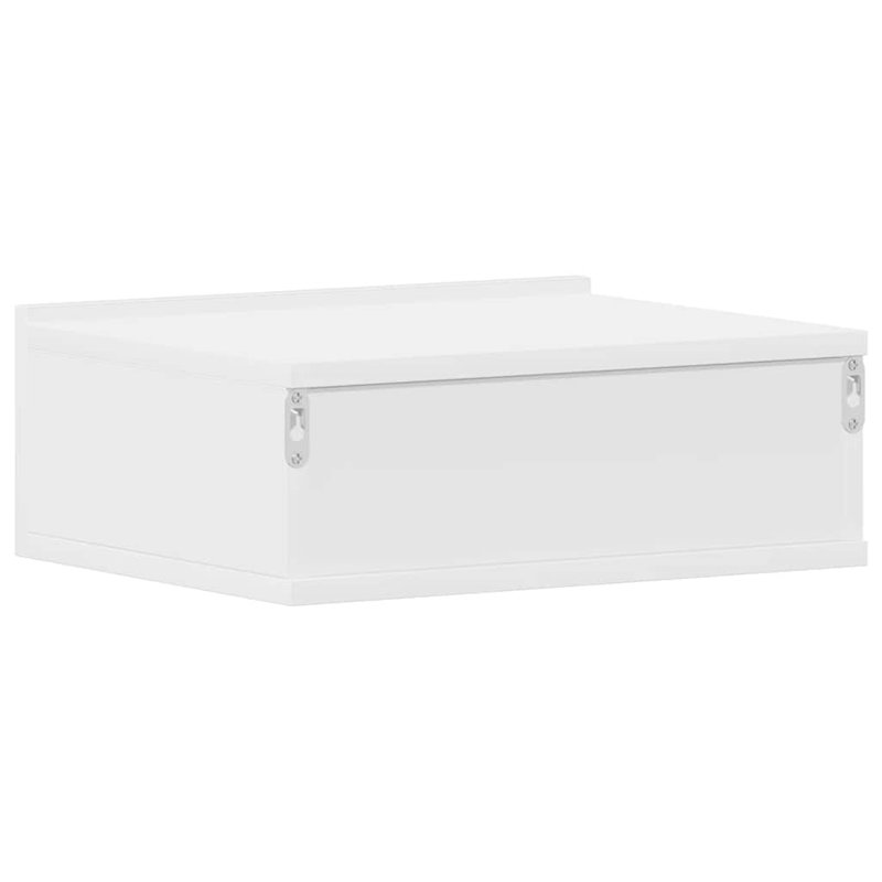 Dormilee 40cm W Bedside Table, High Gloss White