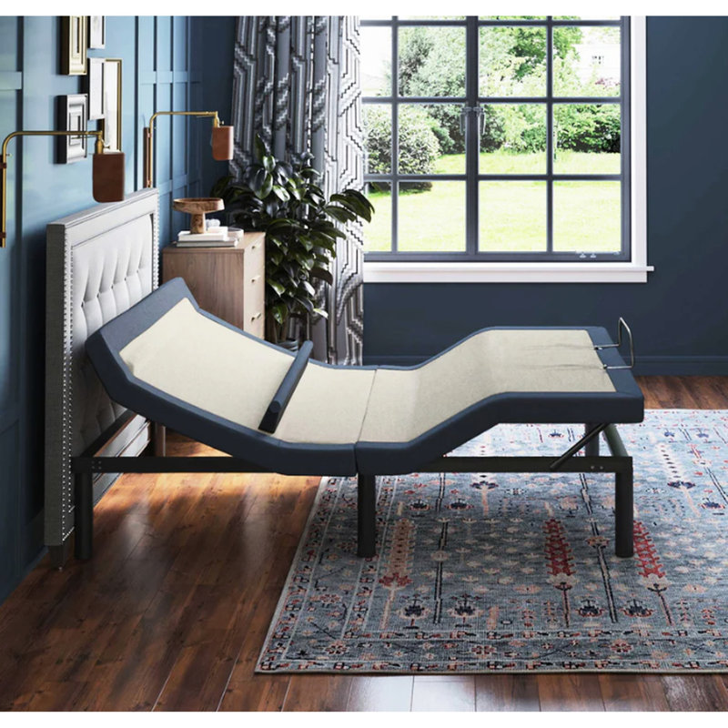 Adjustable Bed Base Os65 For King With Head/foot Tilt And Lumbar Alignment Control Feature Featuring Option, King