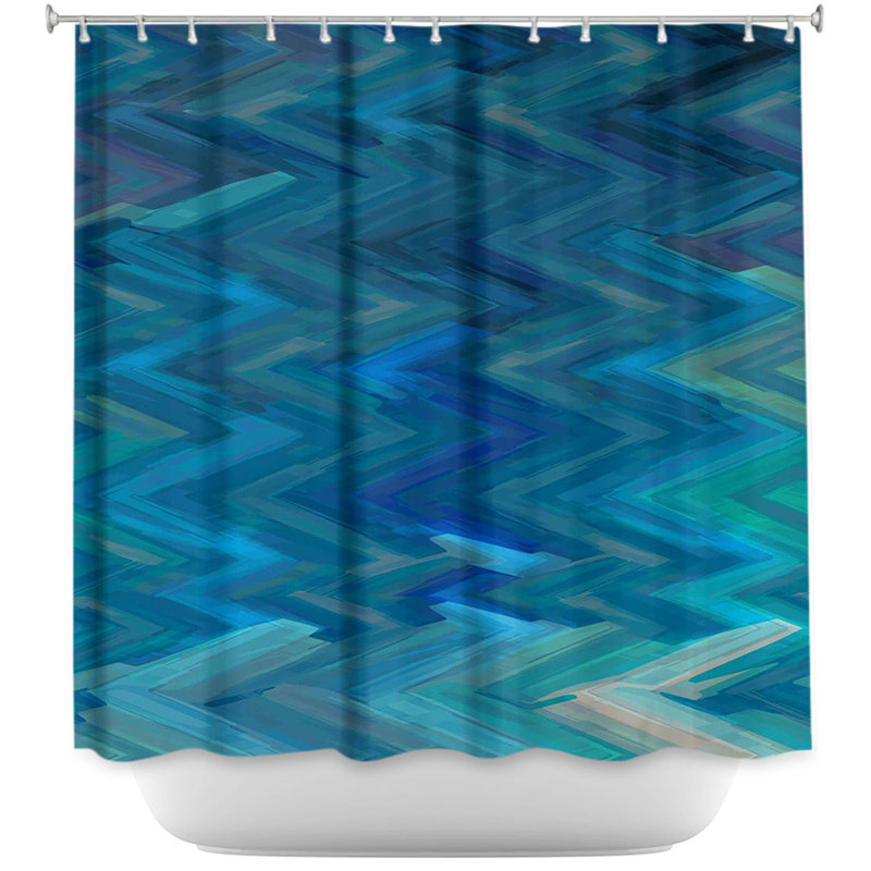 Chevron Shower Curtain