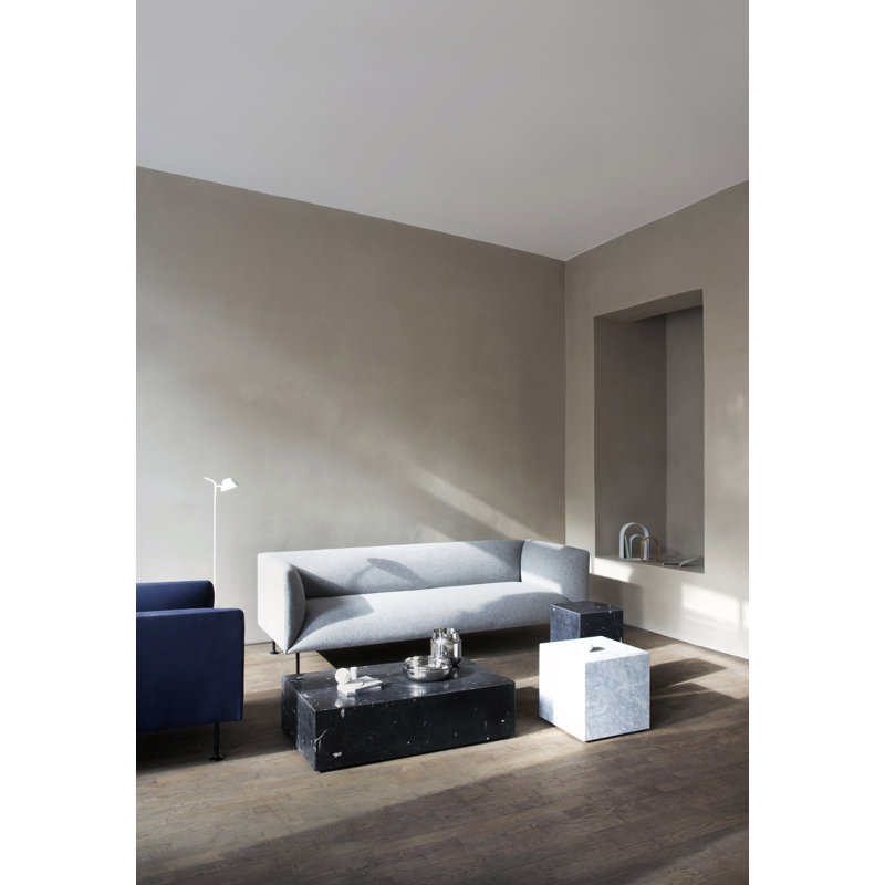 Plinth Coffee Table, Black Marquina