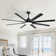 8 Aluminum Blades Modern Classic Smart Large Ceiling Fan With Light And Control And App Function
