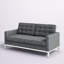 Causeuse rembourrée en tissu Loft-23592994