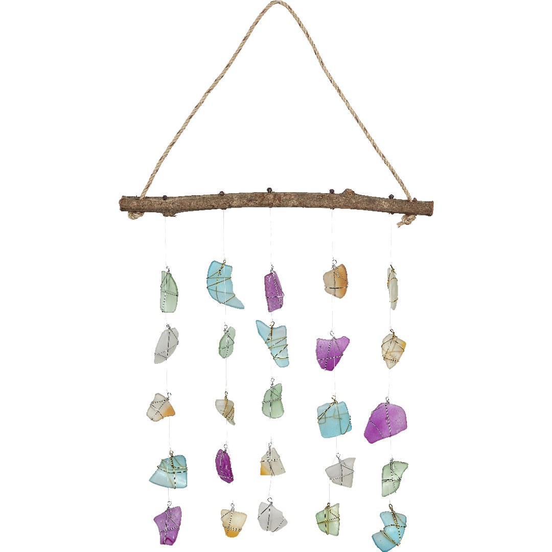 Handmade Coastal Nautical & Beach Wall Decor on Glass Highland Dunes