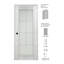Porte standard préfinie en bois massif massif-92240280-92240282-92240295