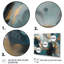 Cercles métalliques sur marbre énergie II - décoration murale abstraite en marbre-1013233802-1013233805