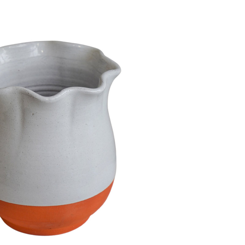 Moreton Ceramic Cachepot, Olive, 30 cm H x 25 cm W x 25 cm D