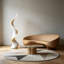 Lampes sur pied en plastique blanc