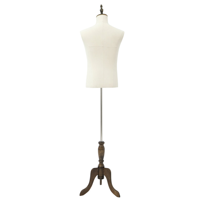 Freestanding Dress Form, White