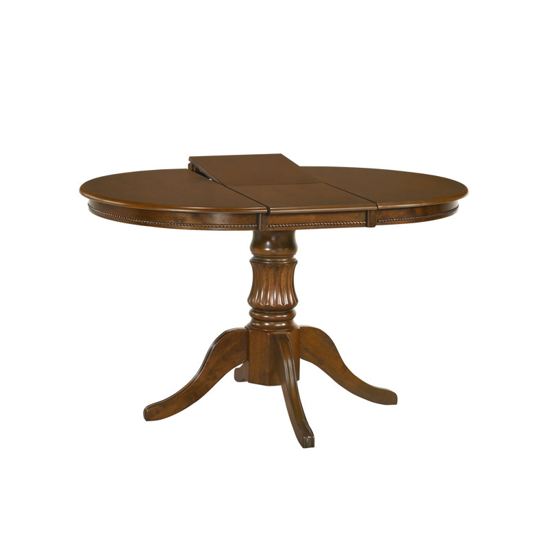 Lippa Oval Solid Wood Base Dining Table, Walnut