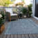 Machine Washable Indoor/Outdoor Claudian ACN1645 Blue Rug