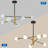 6 - Light Dimmable Sputnik Spider Chandelier-996105783