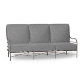 Carmel 77" Wide Outdoor Patio Sofa with Cushions