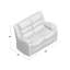 Canapé inclinable à accoudoirs coussinés de 81 po Aum-1837364897-1797082332