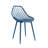 Upton Indoor and Outdoor Dining Chair with Ergonomic Seat and Steel Legs-1652878311