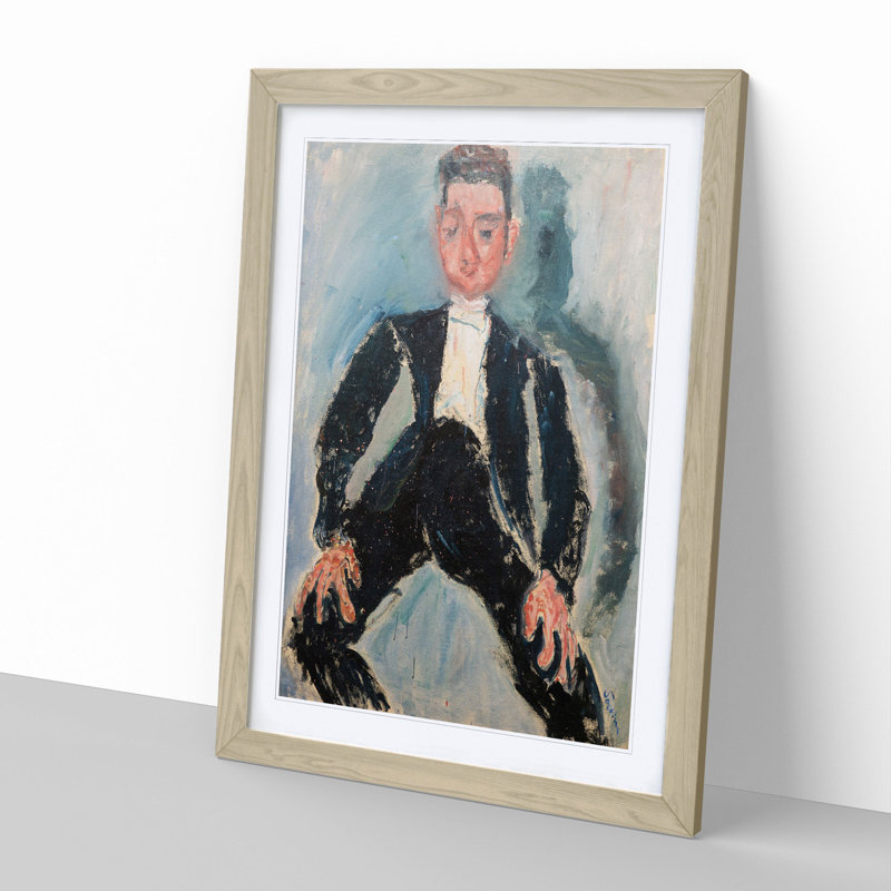 Garon Dhonneur by Chaim Soutine - Framed Print, Oak Framed, 36cm H x 27cm W x 2cm D