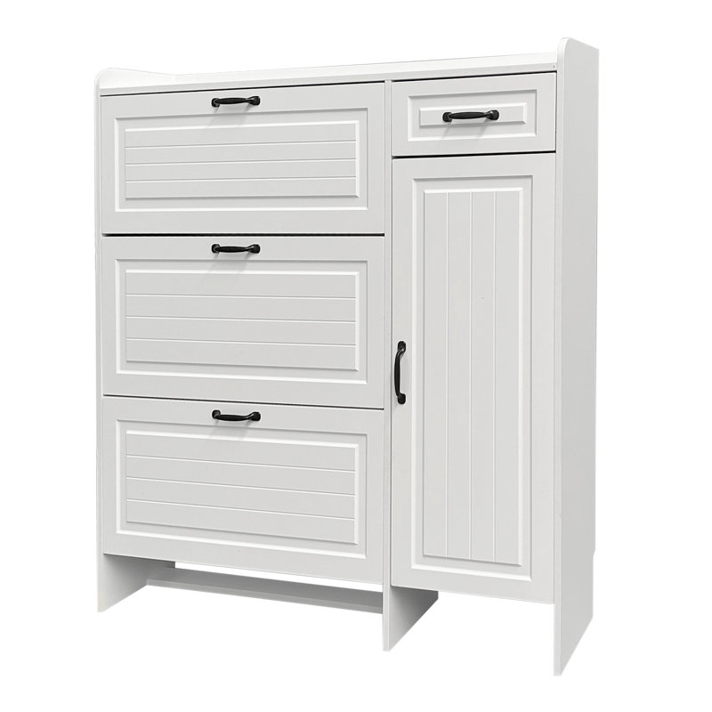 21 Pair Flip Down Shoe Storage
