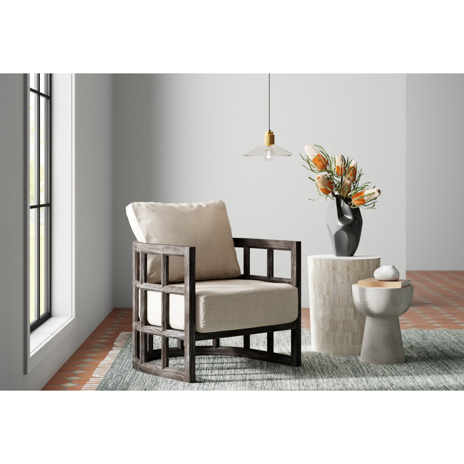 16" Mango End Table