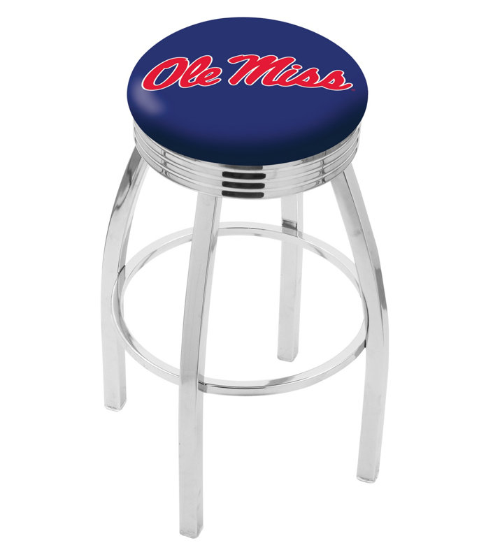 Tabouret de bar pivotant de 25 po NCAA, Ole 'Miss