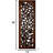 Benzara Wall Panel - 36 Inch Leaf and Scrollwork Pattern, Brown Mango Wood and MDF Wall Decor
