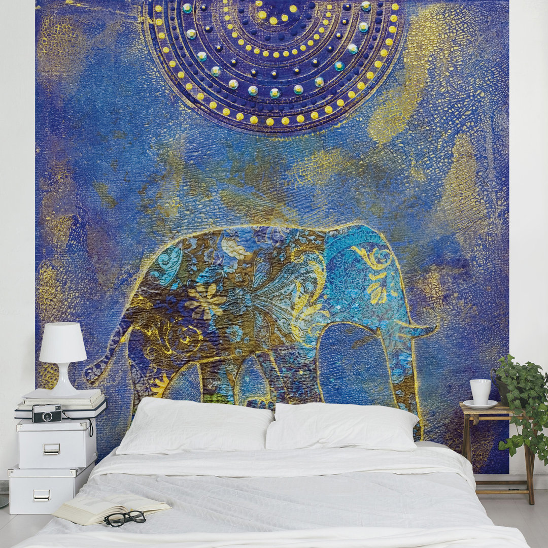 Elephant in Marrakech 2.88m x 288cm Wallpaper Roll