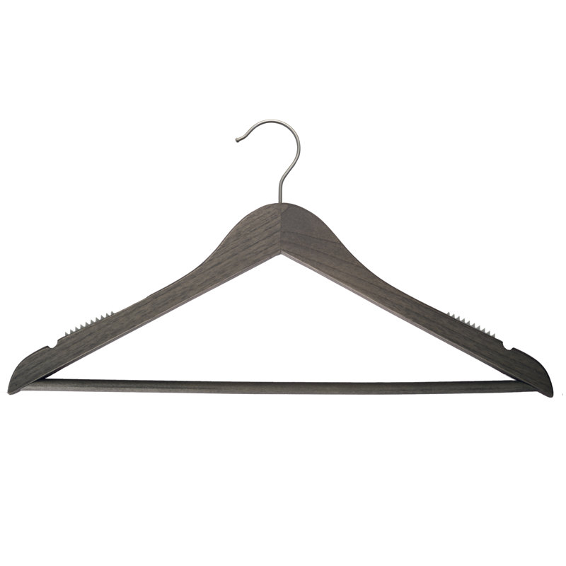 Cintre standard en bois Filip, 100, Chrome brossé / gris délavé