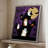Ghost Haunted House Framed Print - Solid Wood-129693162