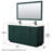 Miranda 66" Freestanding Double Bathroom Vanity with Quartz Top with 58" Mirror-98180903-98283422-98180900