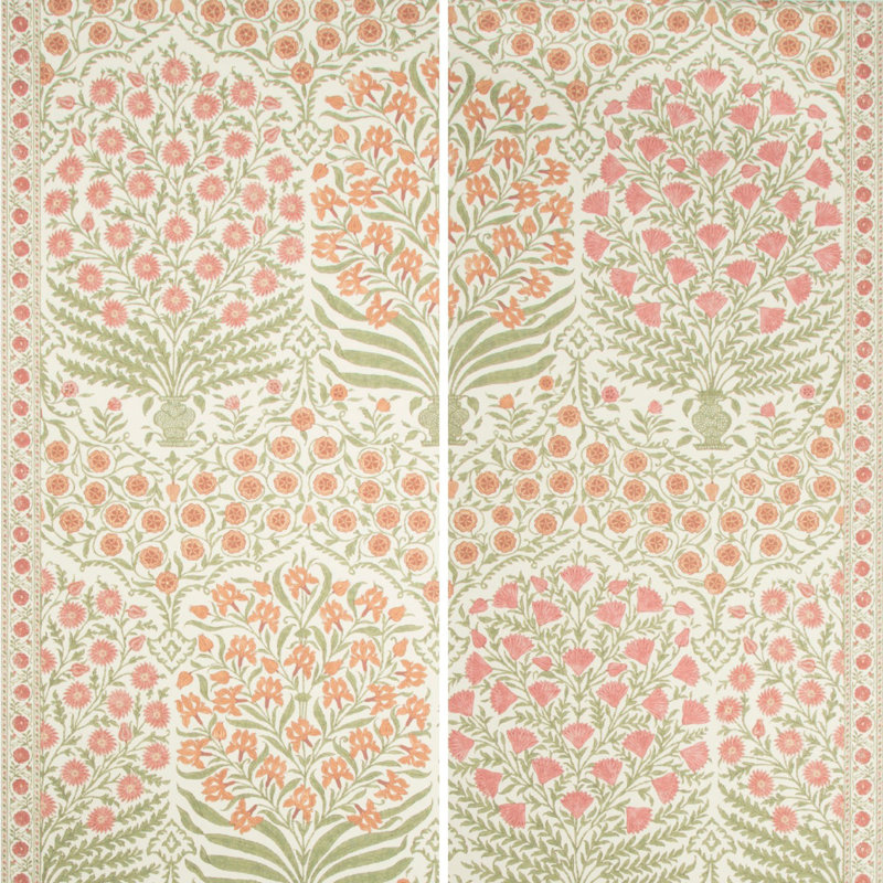 Sameera 30.96' L x 54" W Wallpaper Roll, Spice/Berry