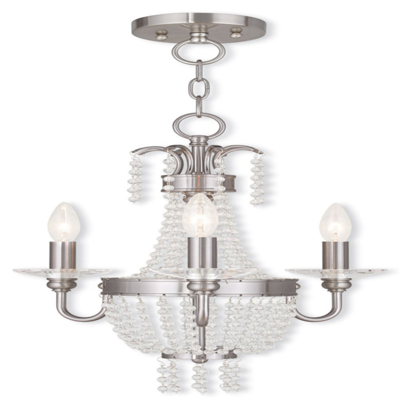 Jammar 3 - Light Steel Chandelier
