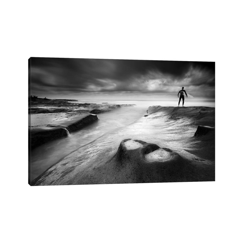 Surfer I by Moises Levy - Wrapped Canvas Print, 20.32 cm H x 30.48 cm W