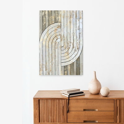 Art Deco Geo II Abstract Geometric Minimalist Art