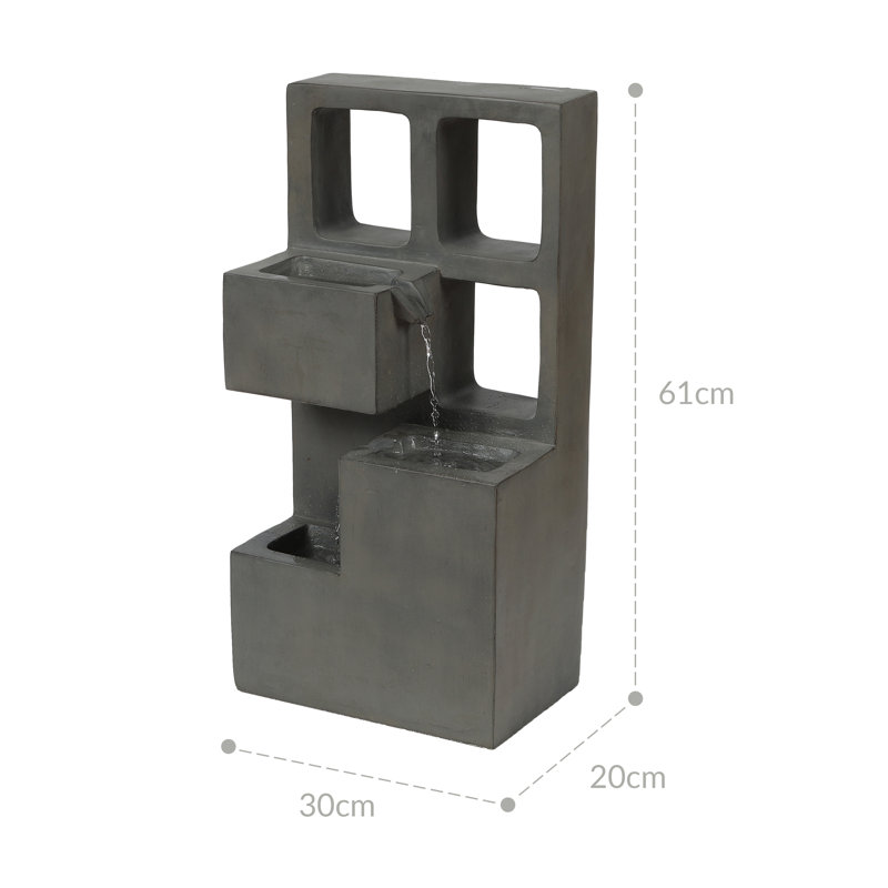Outdoor Weather Resistant Cascade Fountain