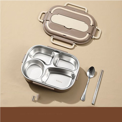 Fresh keeping Portable Stainless Steel Lunch Box Insulation Box Student Lunch Box Outdoor Lunch Box