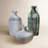 Kalalou Clay Vessels, Black, Grey & White – Handmade Decorative Collection, Set of Three