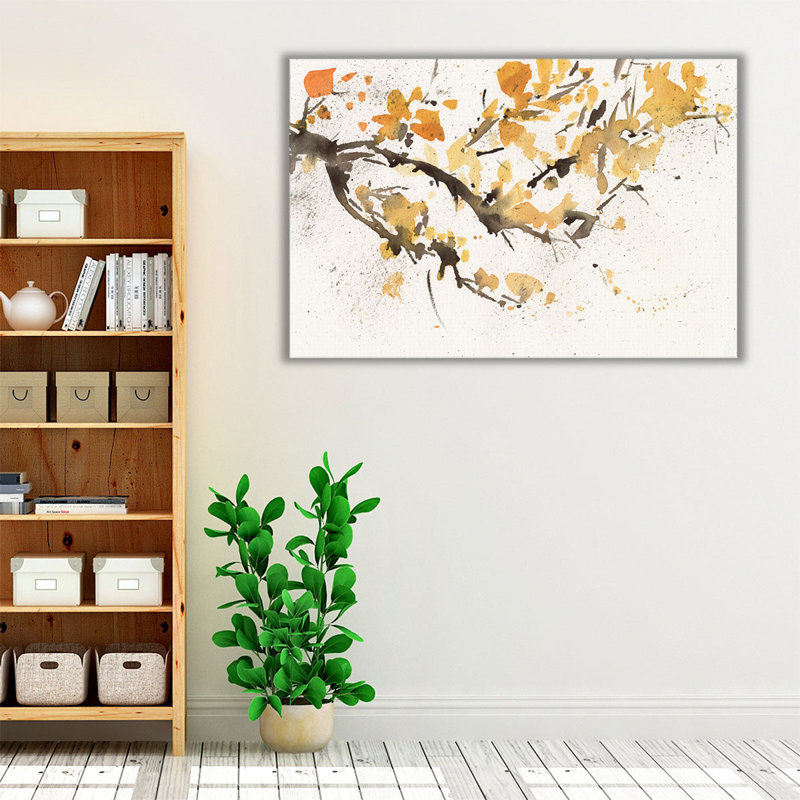 «Watercolor Tree Branch I», reproduction d'art sur toile, H 12 po x l 18 po