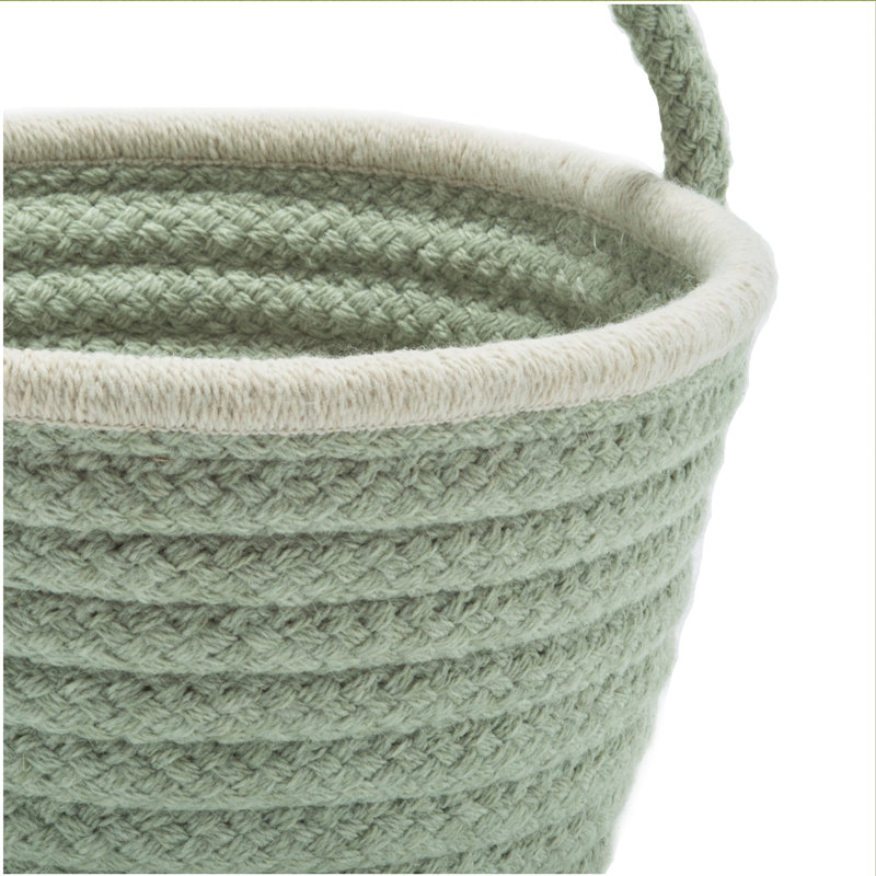 Panier en tissu Lilah, Menthe