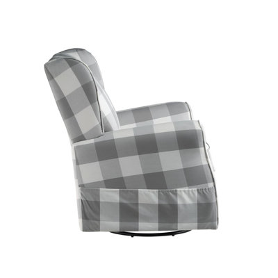 Patli Fabric Glider Chair With Swivel