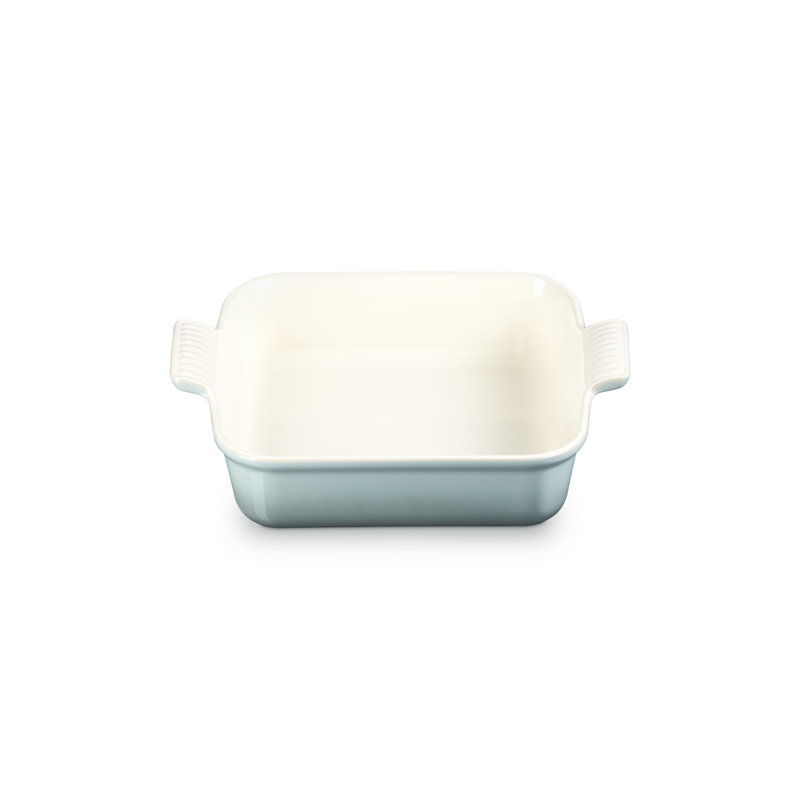 Le Creuset Stoneware Heritage Square Dish, 3 Qt. (9"),, Green