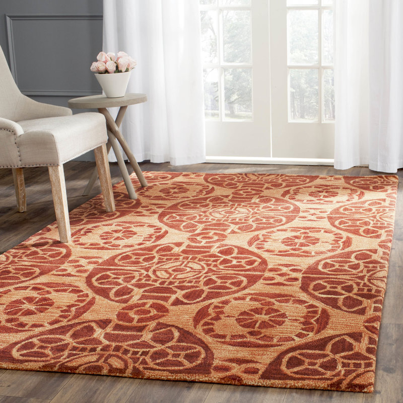 Mclean Oriental Wool Hand Woven Area Rug, Rectangle 152 x 244 cm