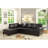 Sectional, BLACK