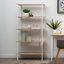 Octa 162cm H x 80cm W Manufactured Solid Wood Etagere Bookcase-1614568701-1614568700