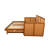 Bruke Daybed with Pop-Up in Honey Includes Mattresses-2117661362